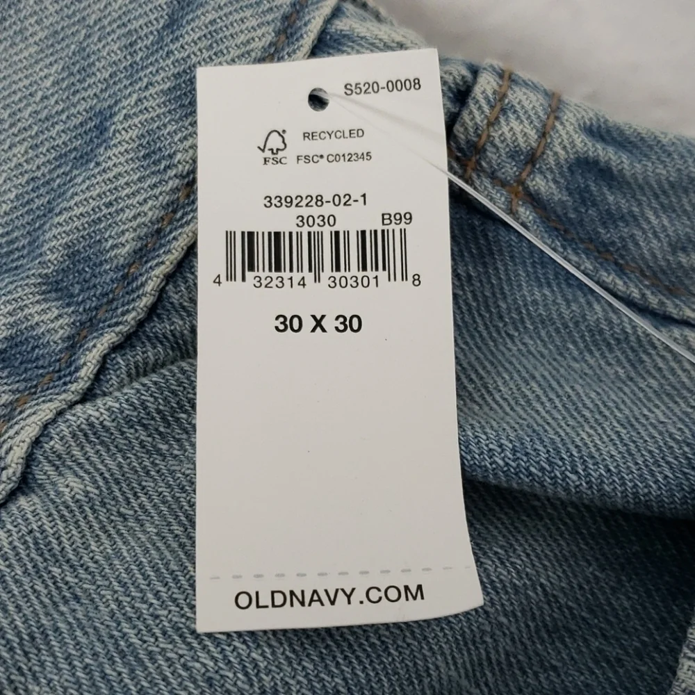 OLD Navy Straight High Rise 30x30 NWT